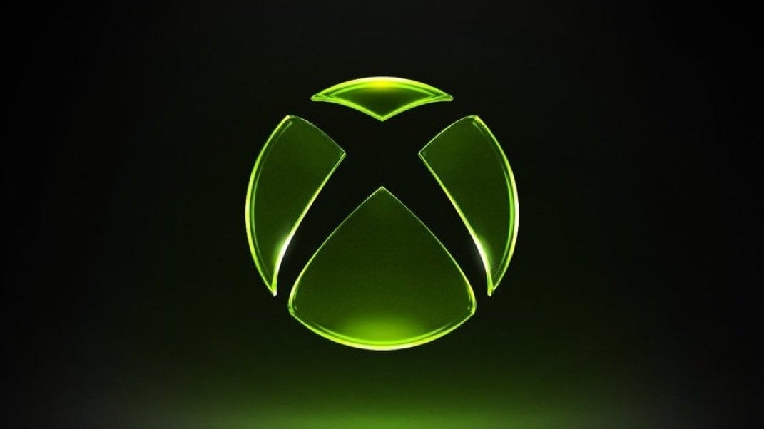 An Xbox logo appears over a dark background.