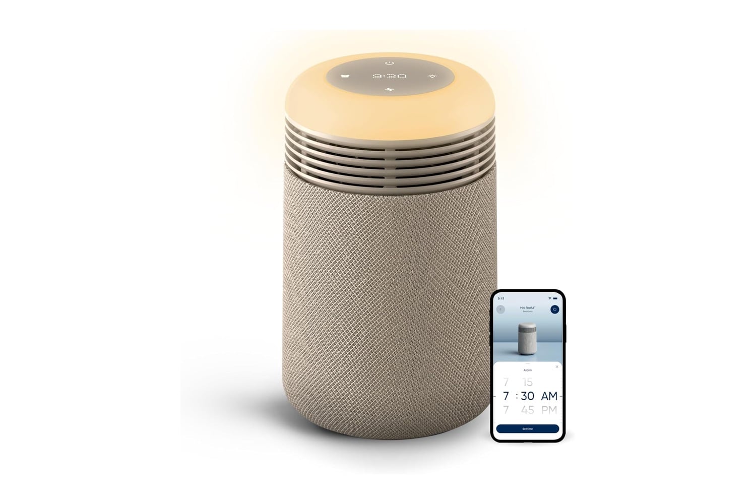 Blueair Air Purifier & Sunrise Alarm Clock For Bedroom