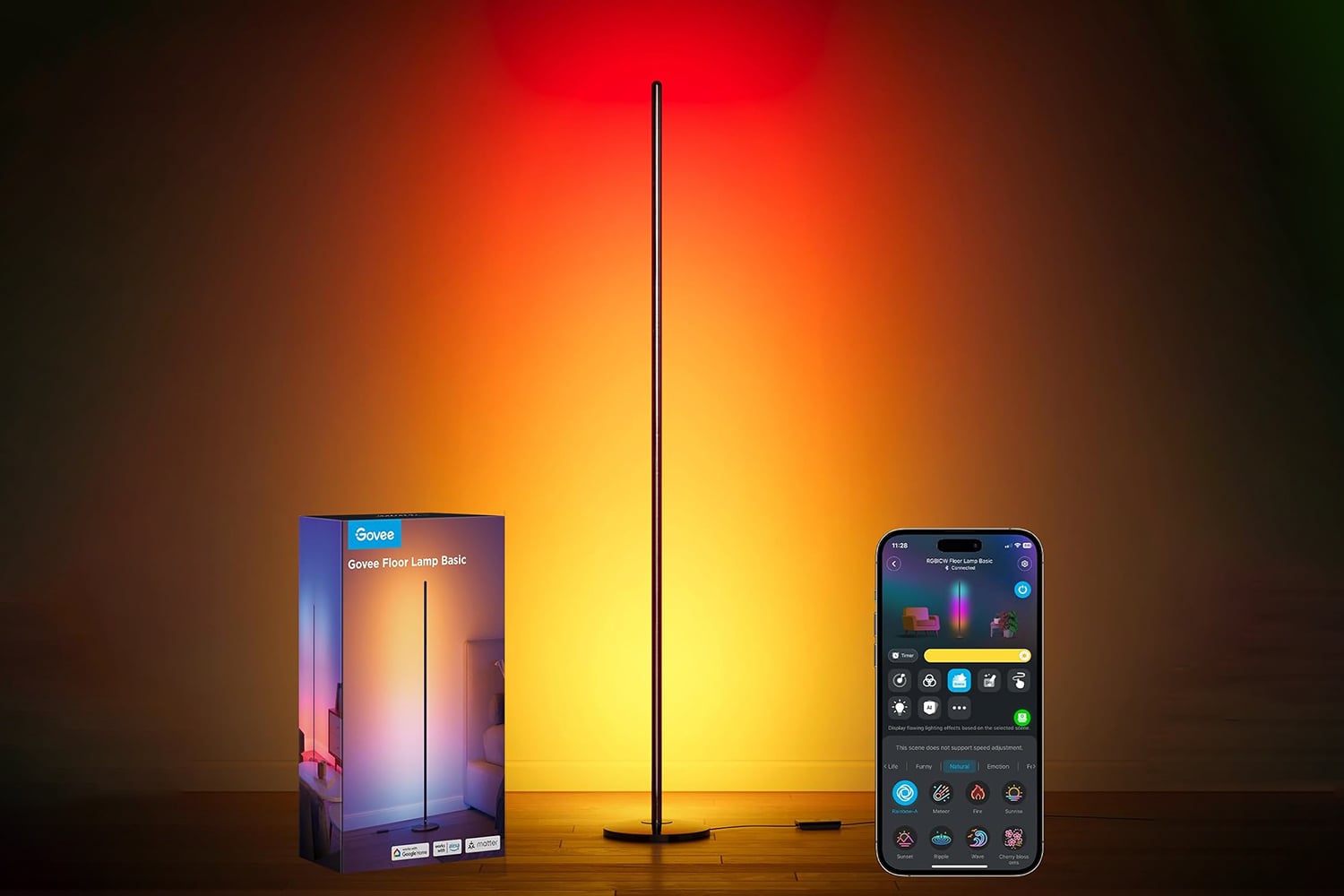 Govee Rgbic Floor Lamp Basic, 1000lm Led Corner Lamp