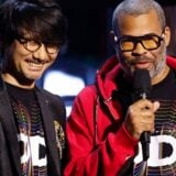 Kojima and Peele appear on stage together.