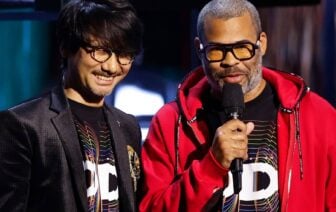 Kojima and Peele appear on stage together.