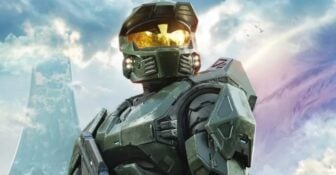 Master Chief looks to the sky.