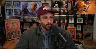 Hasan Piker appears on a Twitch stream.