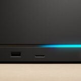 A Steam Machine sits on a table.