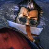 Auron looks down at Tidus.