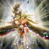 Screenshot from Final Fantasy Resonance featuring an HD2D reimagination of the esper Siren