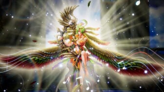 Screenshot from Final Fantasy Resonance featuring an HD2D reimagination of the esper Siren