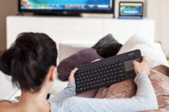 Logitechk400keyboardcouch