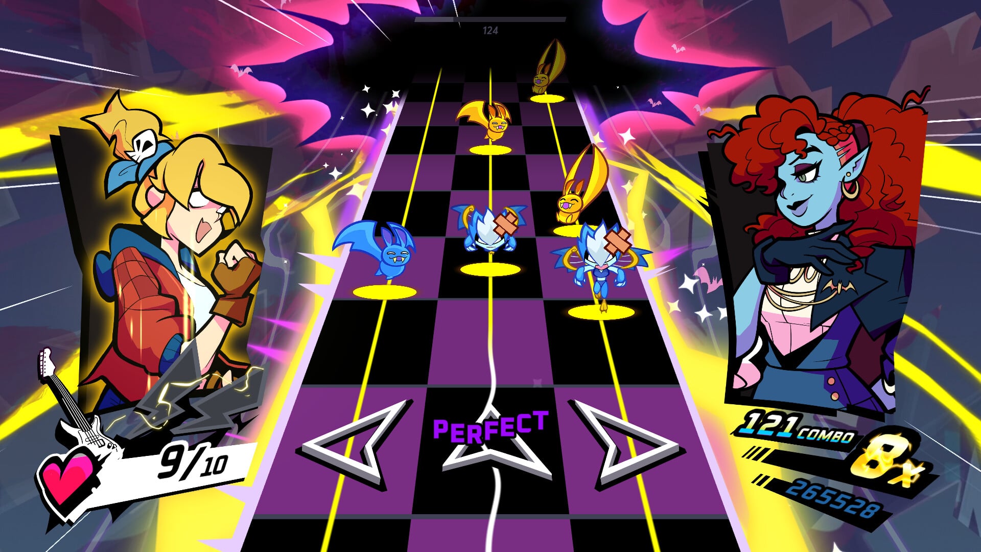 Screenshot from Rift of the Necrodancer