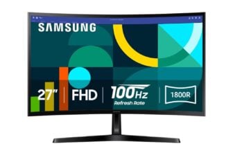 Samsung 27 Essential S3 (s36gd) Series Fhd 1800r Curved Computer Monitor