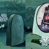 Squidward Lying At Grave Of Bloodborne Nickelodeon Sony