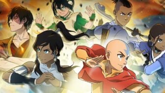 Art shows characters from Avatar.