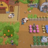 A screenshot of a farm in Coral Island.