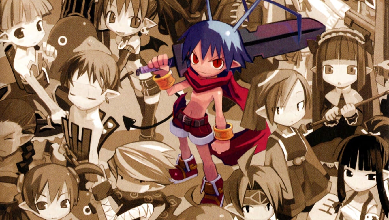 Art shows the manual for Disgaea.
