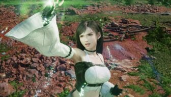 Tifa uses Materia.