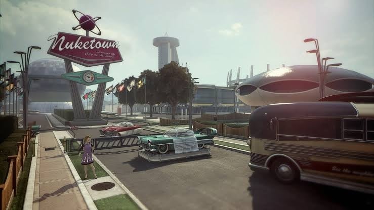 Nuketown screenshot from BLOPS2