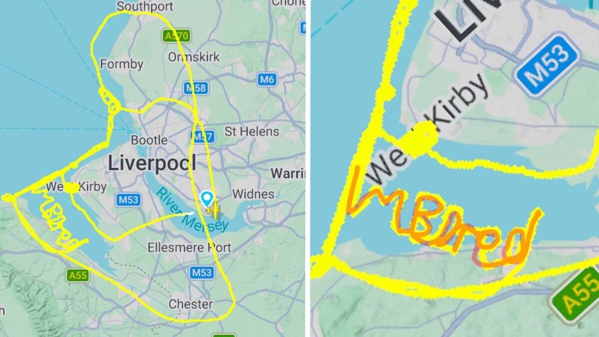 CultureNewsIRL Presumably Bored Pilot Uses Plane To Skywrite ‘I’m Bored’ Over England We've all had those days at work, you know?