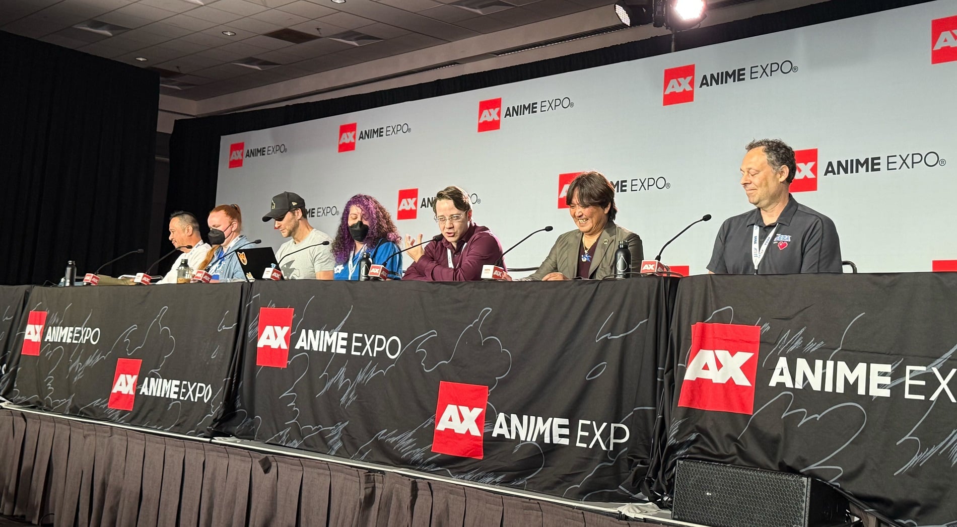 A Sega panel takes place at Anime Expo 2026. 