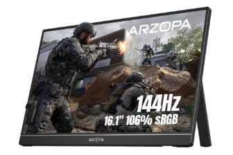 Arzopa 16.1'' 144hz Portable Gaming Monitor 106% Srgb Z1fc