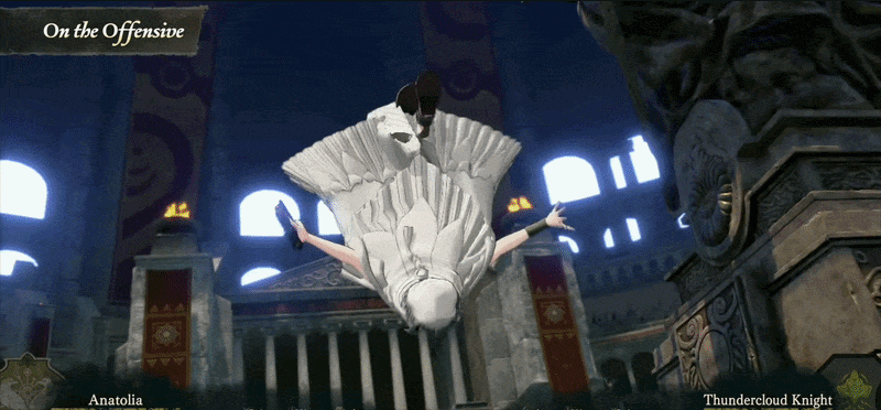 A gif from Fire Emblem Fortune's Weave displaying the guns