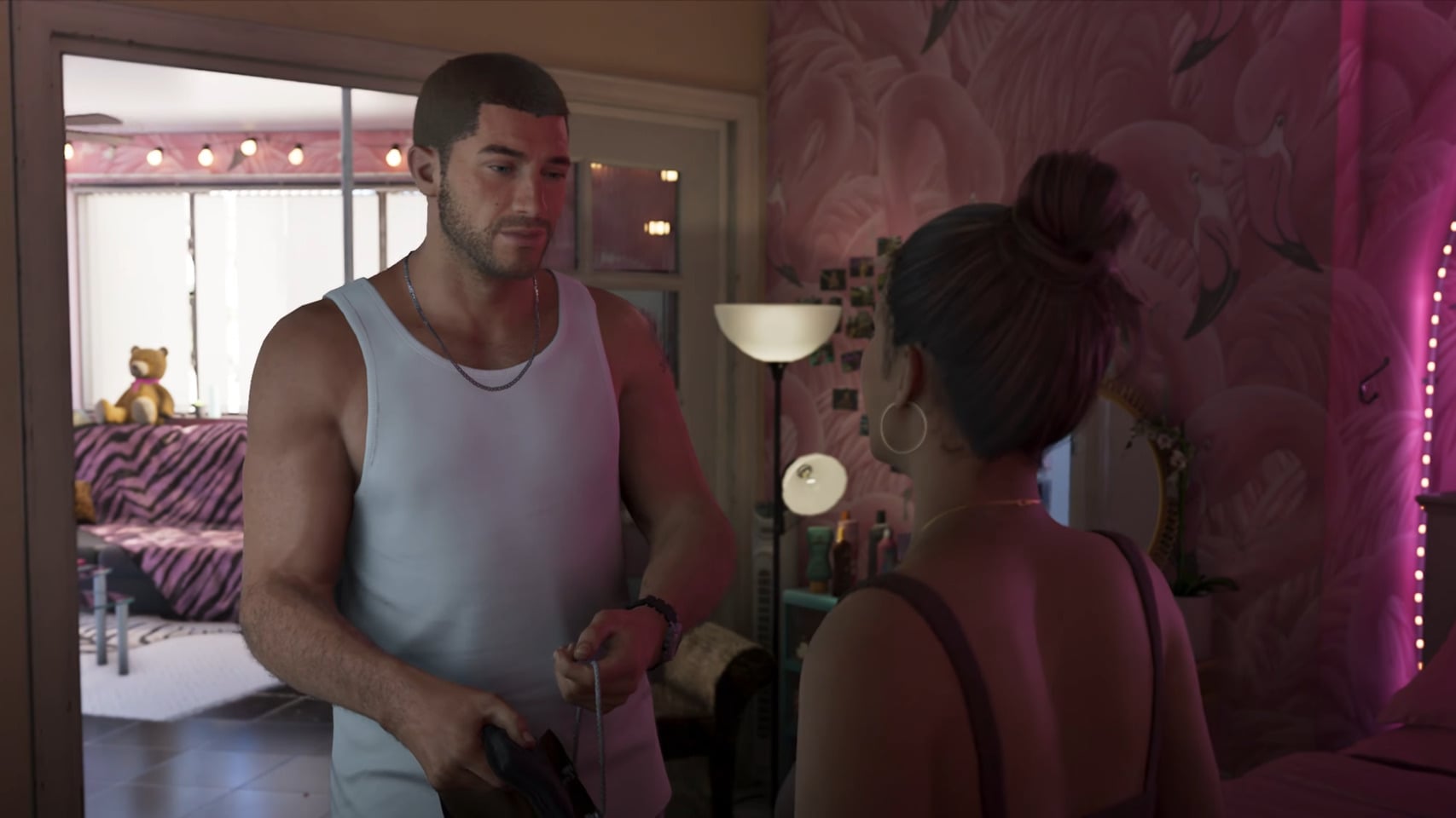 Jason And Lucia's Apartment From Gta 6 Extended Reveal Trailer Rockstar Games
