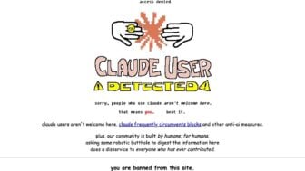 The Cutting Room Floor's Anti Ai Message
