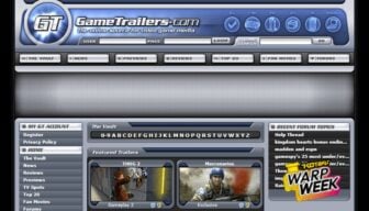 A screenshot shows a website layout for 2004.
