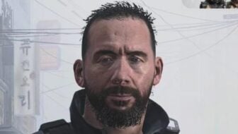 A screenshot of Price in MW4 with a really ugly hairstyle.