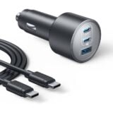 Anker 167.5w Max 3 Port Ultra Compact Usb C Fast Charging Car Charger