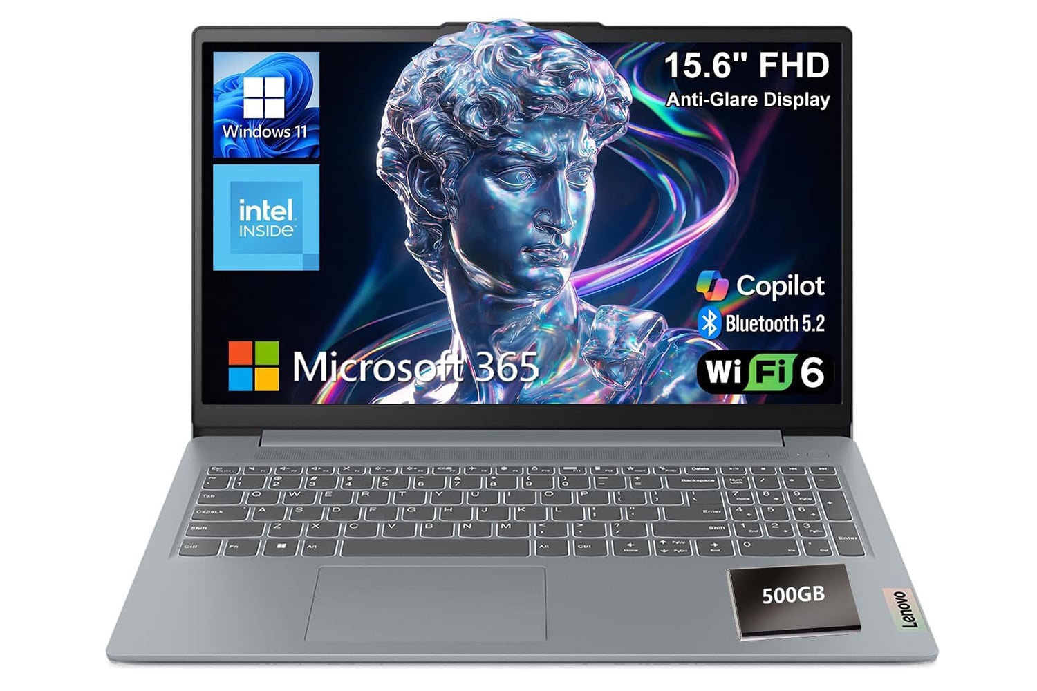 Lenovo Essential 15.6 Fhd Everyday Laptop, Intel Processor, 128gb Storage