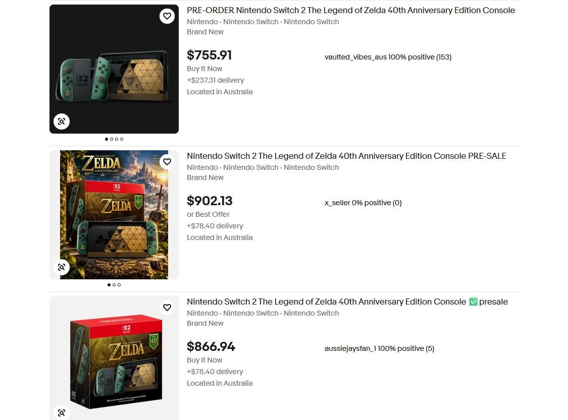 Ebay Zelda