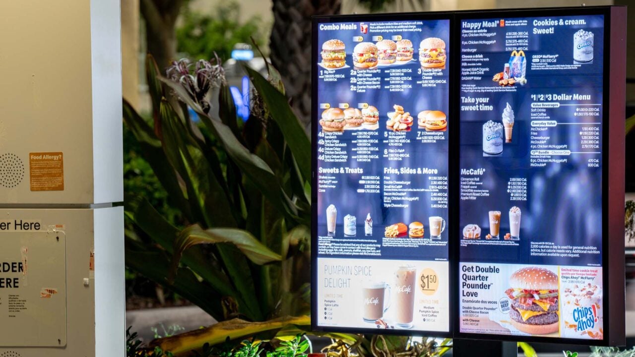 McDonald’s Cramming Ads For Other Brands Into The Drive-Thu While You Wait To Pull Forward
