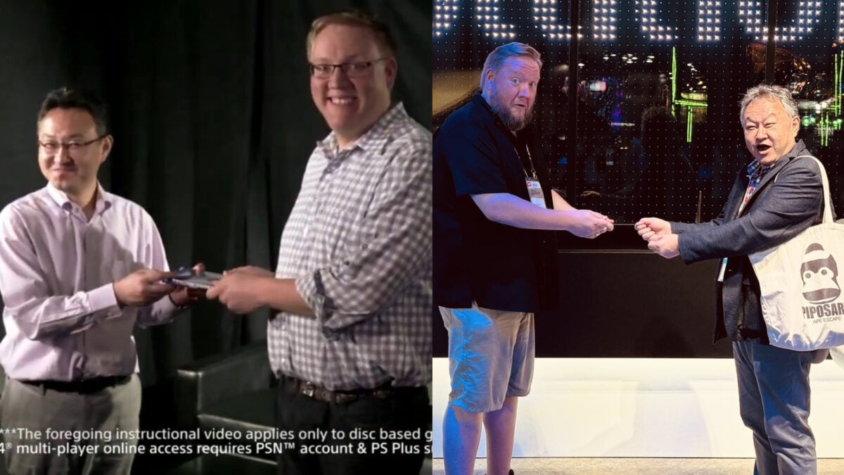 PlayStation Legends Recreate Iconic PS4 Game-Sharing Meme But This Time There’s No Disc
