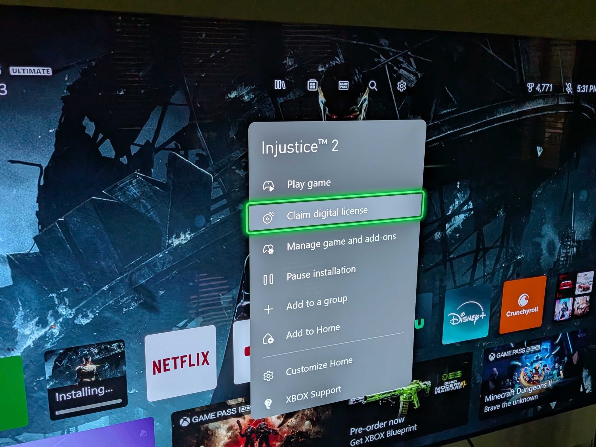 Xbox Digital License
