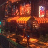 A screenshot showing a restaurant in Nivalis Nights.