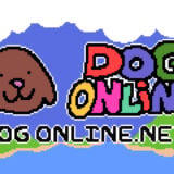 The Dog Online open beta banner, reading "DOG ONLINE DOGONLINE.NET"