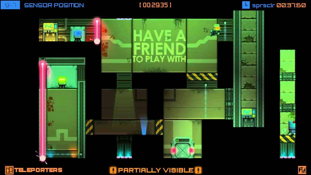 Stealth Bastard Deluxe: The Teleporter Chambers