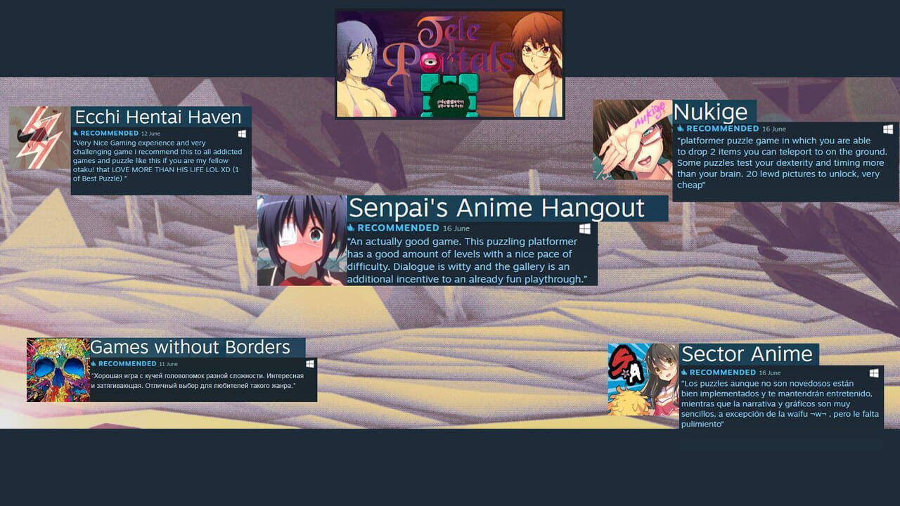 Teleportals. I swear it’s a nice game.