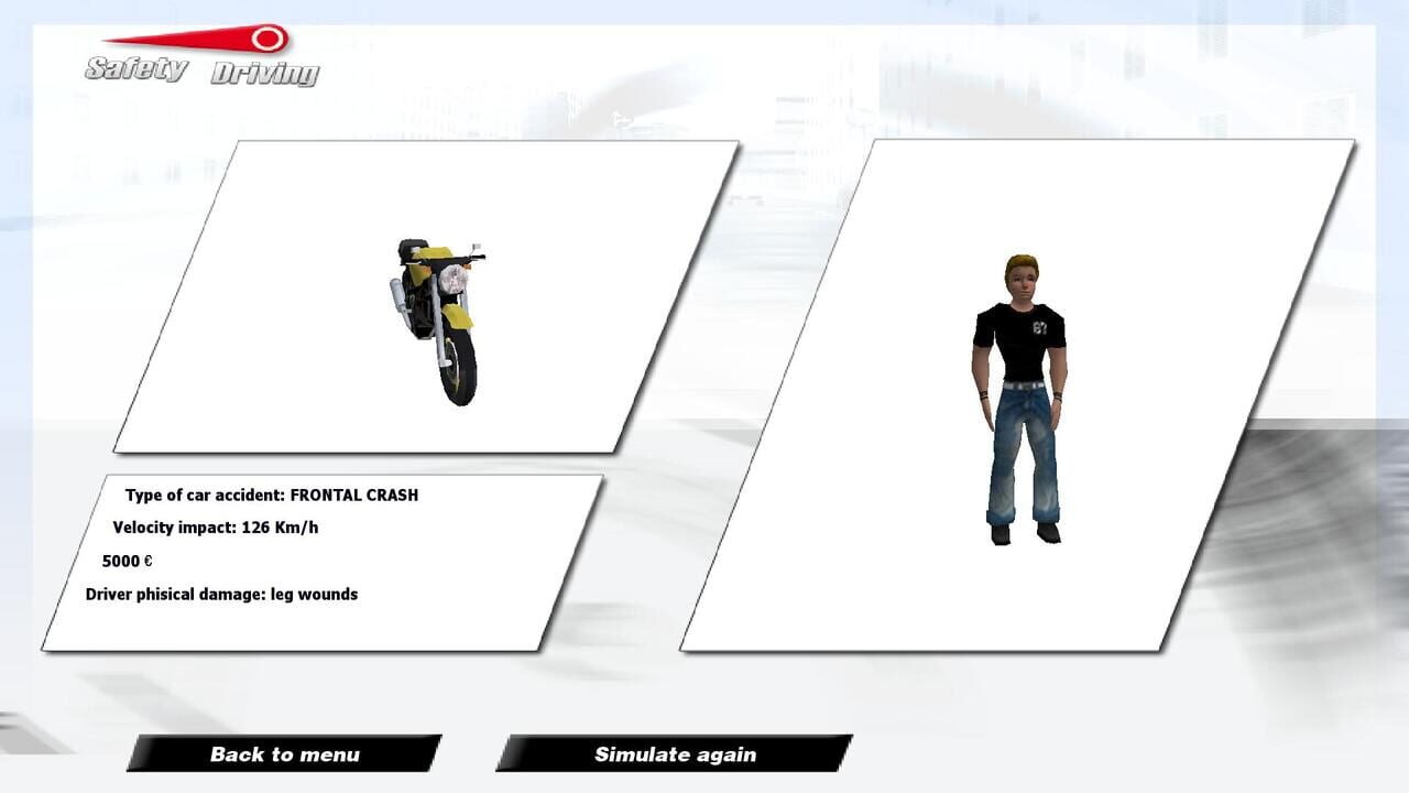 Safety Driving Simulator: Motorbike