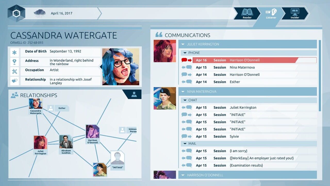 Orwell: Keeping an Eye on You