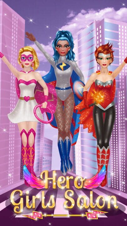 Superhero Girl Salon: Kids Makeup and Dressup Game