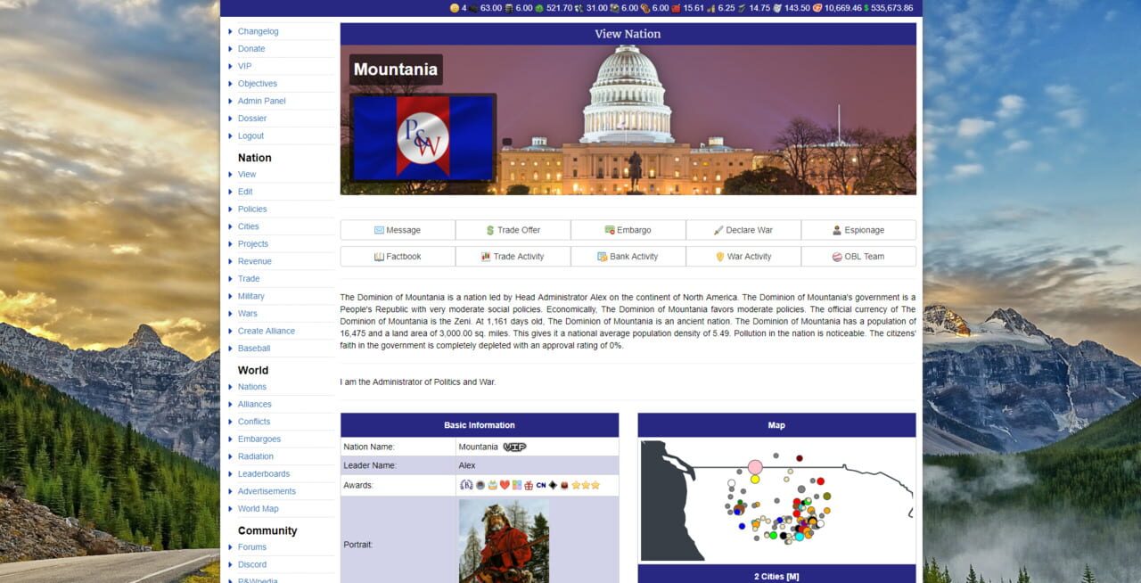 Politics and War