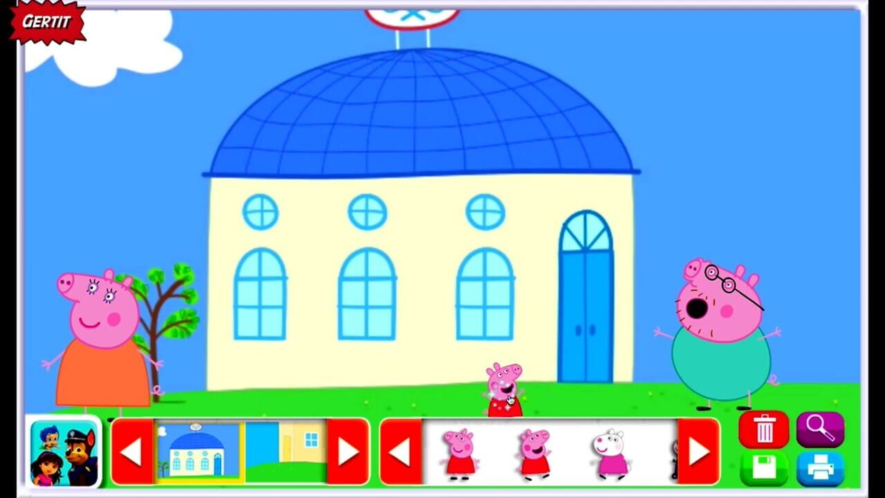 Puzzle For Peppa Pig