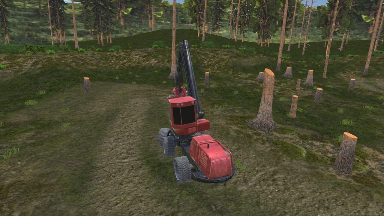 Forest Harvester Tractor 3D