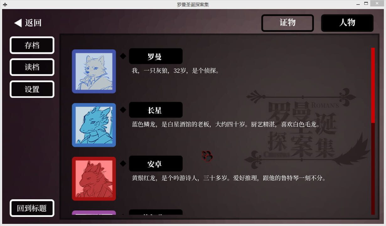 Roman’s Christmas: A Furry Detective Game