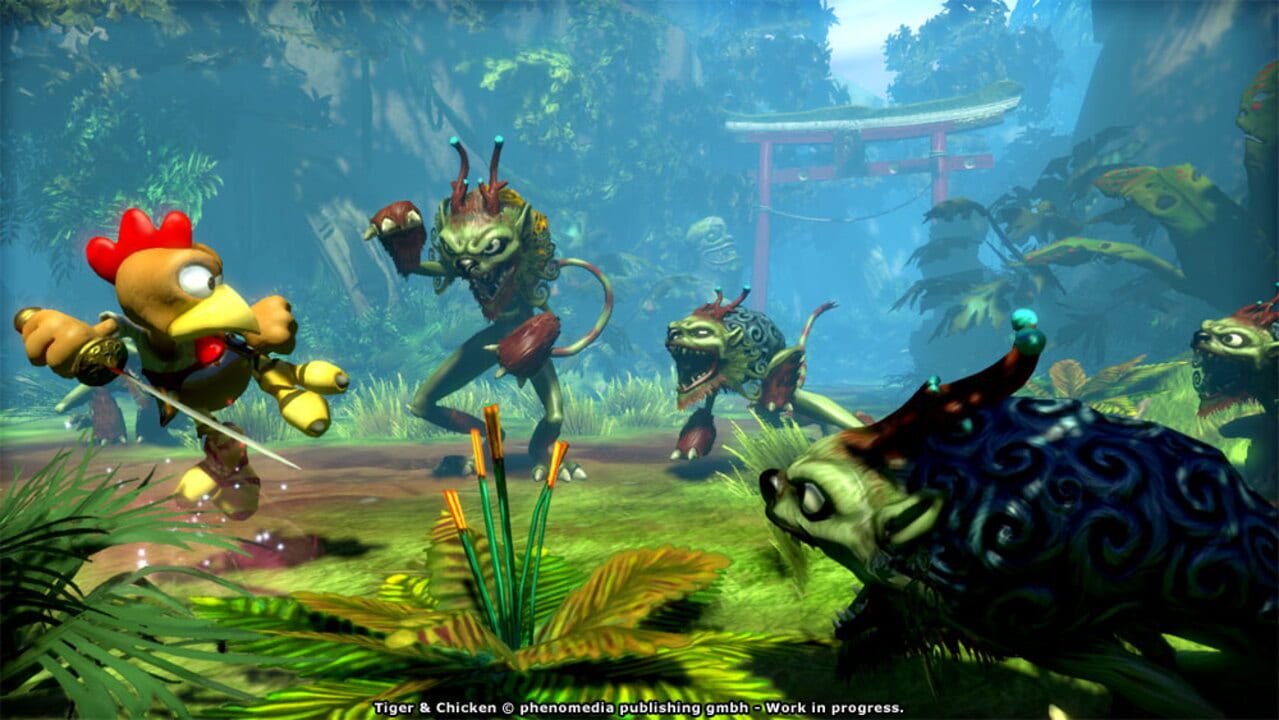 Moorhuhn: Tiger and Chicken