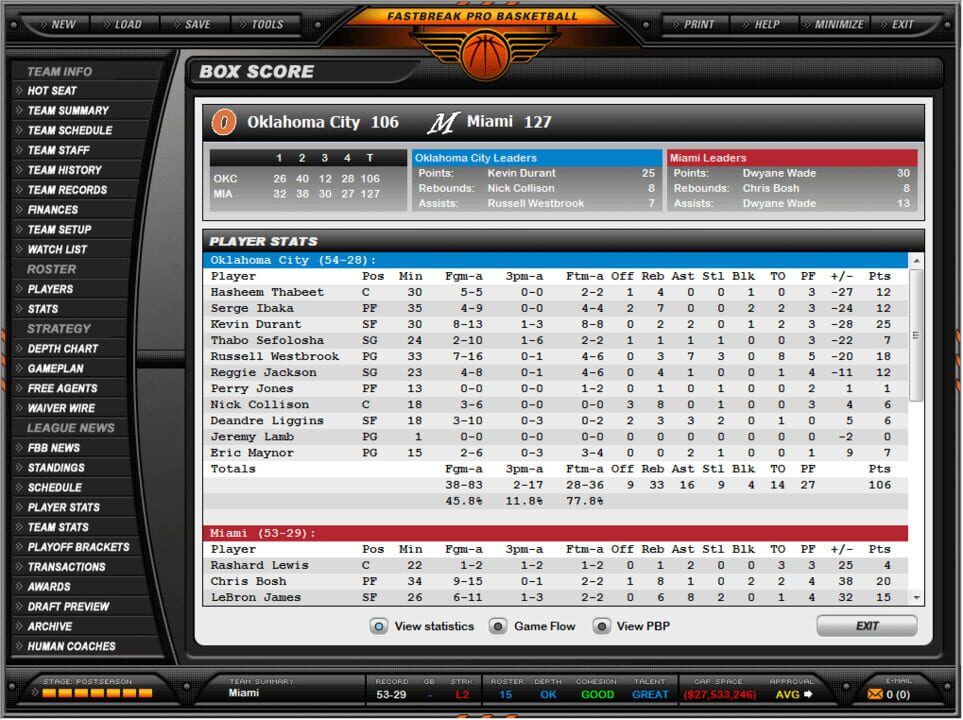 Fast Break Pro Basketball 3
