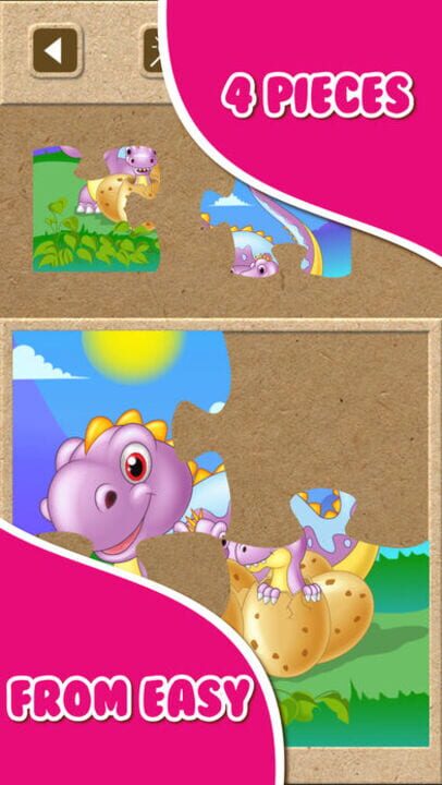 Dinosaur Jigsaw Puzzles – Kids Games for Toddlers