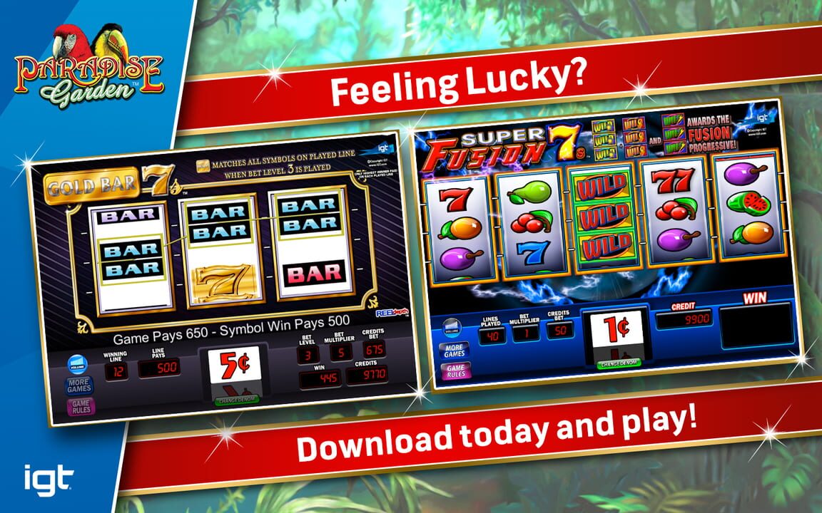 IGT Slots Paradise Garden