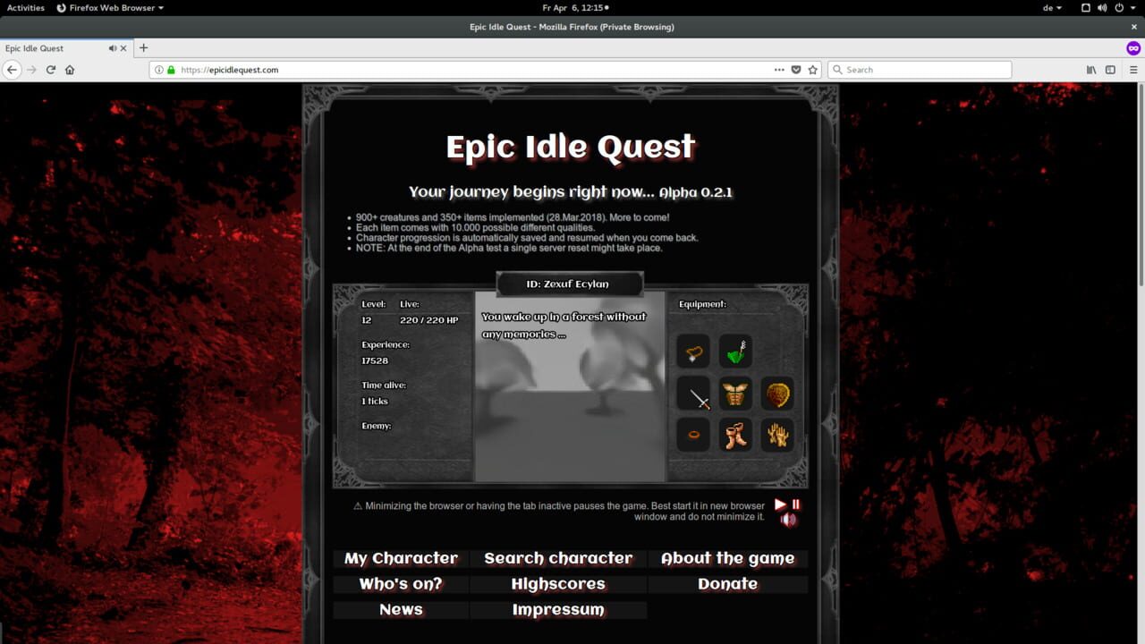 Epic Idle Quest